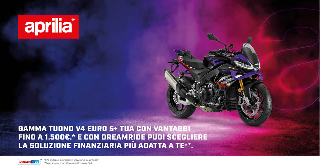 Promo Aprilia Tuono V4 Summer26 Post FB-1100x578