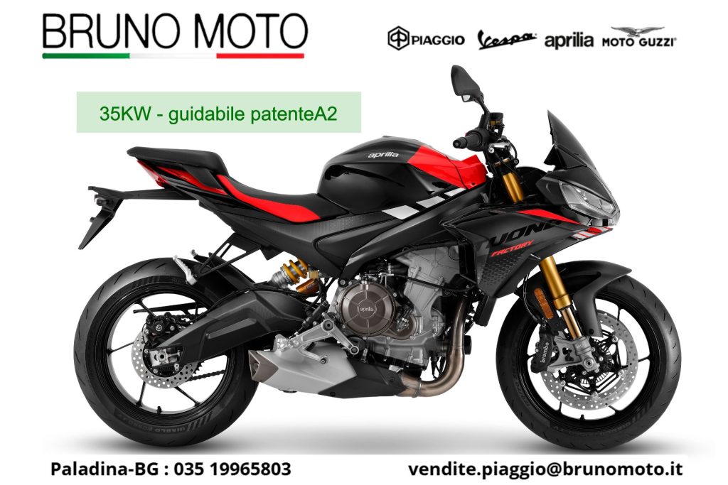 Aprilia Tuono 660 Factory DEPOTENZIATA 35 KW