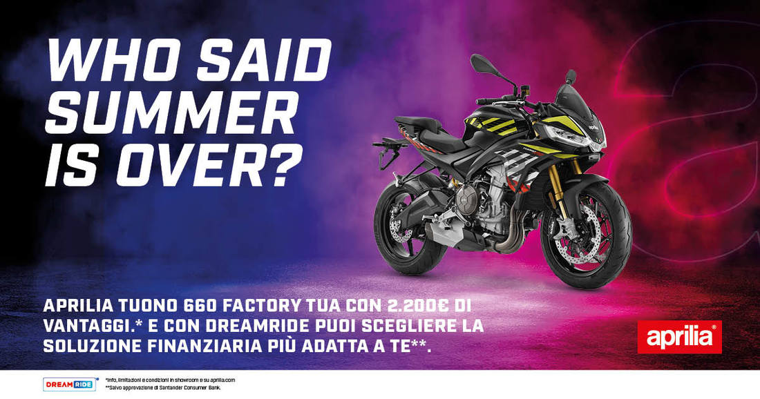 Promo Aprilia Tuono 660 Factory BackTo Post FB-1100x578
